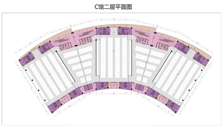 C馆平面图2F